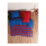 Cozy Home Popping Colors Çift Kişilik Lastikli Çarşaflı Nevresim Takımı Blaze Kırmızı