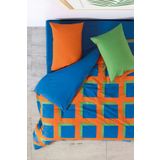 Cozy Home Popping Colors Çift Kişilik Lastikli Çarşaflı Nevresim Takımı Venus Mavi