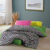 Cozy Home Popping Colors Tek Kişilik Lastikli Çarşaflı Nevresim Takımı Dazzle Yeşil - 160 x 220 cm