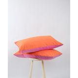 Cozy Home Popping Colors Yastık Kılıfı Dusk Pembe-Turuncu 50X70 - Açık Turuncu - 50 x 70