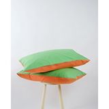 Cozy Home Popping Colors Yastık Kılıfı Venus Turuncu-Yeşil 50X70