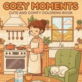 Cozy Moments: Cute & Hygge Coloring Book for Adults and Teens with Relaxing Scenes of Daily Life Activities for Stress Relief, Self Care and Mindfulness Art Therapy for Women
