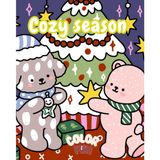 Cozy Season Kerst Kleurboek met Schattige Dieren: Beleef de magie van de feestdagen met het Cozy Holiday Season Kerst Kleurboek!