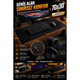 COZY SENSE 70x30 cm Mega Boy Masa Matı Oyuncu Mouse Ped Kablosuz Mouse Uyumlu