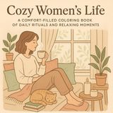 Cozy Women’s Life: An Adult Coloring Book for Women Featuring Relaxing Home Moments, Daily Rituals, and Peaceful Self-Care Scenes