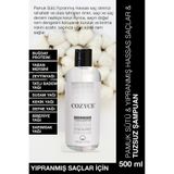 Cozyce 500 ml Pamuk Sütü Tuzsuz Yıpranmış Hassas Saçlar Şampuan