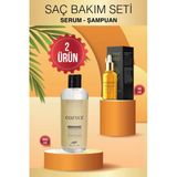 Cozyce Cozyce Çam Terebentin Kepek Önleyici Tuzsuz Şampuan 500 Ml+Serum Keratin&Argan Yağlı Saç Dökülmesi 30 Ml