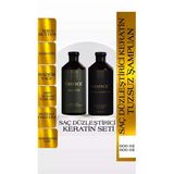 Cozyce Cozyce Protein Tuzsuz Şampuan Brezilya Fönü Keratin Saç Düzleştirici Keratin Seti