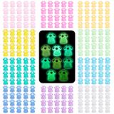 CozyWhimsy 200 ADET 10 RENK Boyut 0,5 * 0,5 inç Aydınlık Minik Mantarlar - Çok Renkli - Figürinler - Dış Mekan Mantar Etli Bitkiler Heykeli Bahçe Manzarası için Dekor Dekorasyonu Bonsai El Sanatları Süsleme