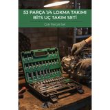 CP Tools 53 Parça 1/4 Lokma Takımı ve Bits Uç Takım Seti (Çok Parçalı)