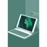 CPT16 iPad Pro 11 (2024) Kılıf KC01 Smart Klavyeli Tablet Kılıfı - Koyu Yeşil