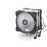 Cpu İşlemci Kule Tipi Soğutucu Çift Fanlı 6 Bakır Borulu - Siyah Nd2601