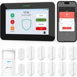 Cpvan CP10 Pro Akıllı Alarm Sistemi "uyarıları Wi-Fi ve Gsm ile Takip Edin" - Siyah - Beyaz