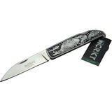 Cr 0102 Kamp Çakı 20 cm - Balık Desenli Metal Sap, Kılıflı, Kutulu