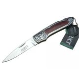 Cr 0128 Rd Kamp Çakı Cm - Metal Desenli Sap, Kılıflı, Kutulu