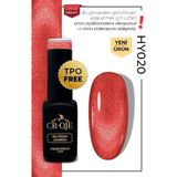 Cr-Oje Croje Kalıcı Oje Inci Tanecikli Manyetik Cat Eye / Kedi Gözü- HY020 (12 Ml)