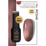 Cr-Oje Croje Kalıcı Oje Inci Tanecikli Manyetik Cat Eye / Kedi Gözü- PC046 (5 Ml)