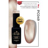 Cr-Oje CROJE KALICI OJE Inci Tanecikli Manyetik Cat Eye / Kedi Gözü- PC049 (12 ML) - Kahverengi