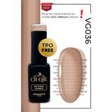 Cr-Oje Kalıcı Oje Glass/Vıtrage-VG036 (12 ML) - Kahverengi