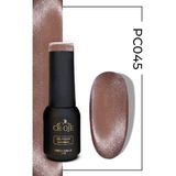 Cr-Oje Kalıcı Oje Korean Cat Eye, Inci Tanecikli Manyetik Cat Eye / Kedi Gözü PC045 (5 ML) - Kahverengi