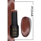 Cr-Oje Kalıcı Oje Korean Cat Eye, Inci Tanecikli Manyetik Cat Eye / Kedi Gözü PC048 (5 ML) - Kahverengi