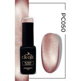 Cr-Oje Kalıcı Oje Korean Cat Eye, Inci Tanecikli Manyetik Cat Eye / Kedi Gözü PC050 (12 ML) - Sarı