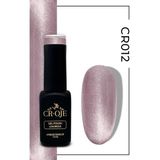 Cr-Oje Kalıcı Oje Korean Cat Eye, Kristal Efektli Manyetik Cat Eye / Kedi Gözü CR012 (12 ML) - Pembe