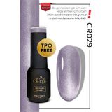 Cr-Oje Kalıcı Oje Korean Cat Eye, Kristal Efektli Manyetik Cat Eye / Kedi Gözü CR029 (5 ML) - Mor