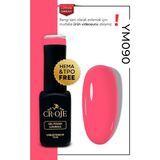 Cr-Oje Kalıcı Oje Ym-090 Neon Koyu Pembe(12 ML)