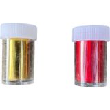 Cr-Oje Transfer Folyo 2 Li ( Gold ve Parlak Kırmızı)