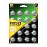 CR2032 3v Lithium Knopfzellen, 20 Stück -Mn Knopfbatterien CR 2032 - 3 Volt im 20-er Pack, Batteri