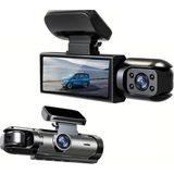 CR55 3.16 Inç Ekranlı 1080P Full Hd Dikiz Aynası Tipi Çift Kameralı Araç Kamerası – Park Mo - Genel