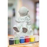Craft 3D Atölye Astronot Biblo Beton (Hediye Paketi Ile Beraber) Boyama Etkinliği Figür/obje/biblo