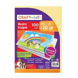 Craft And Arts 120 gr 100'lü 25x35 cm Resim Kağıdı