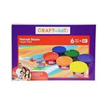 Craft And Arts 6x50ml Parmak Boyası Çok Renkli