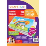 Craft And Arts CRAFT&ARTS 2535-20 RESİM KAĞIDI 25x35 20Lİ POŞET