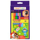 Craft And Arts Jumbo Neon 6 Renk Kuru Boya