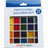 Craft And Arts Profesyonel Sulu Boya Seti 25 Renk