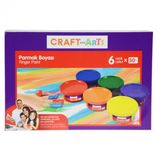 Craft And Arts U1567-KRS 6'lı Parmak Boyası