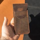 Craft And Luna El Yapımı Hakiki Deri Kalemlik - Kahverengi