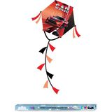 Craft Kids Uçurtma Kites Kendi Uçurtmanı Kendin Yap Araba Desenli - Kırmızı