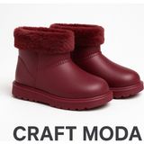 Craft Moda Çocuk Içi Kürklü Su Geçirmez Yağmur & Kışlık Bot - Kırmızı