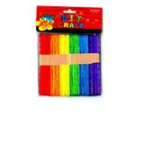 Craft Renkli Ince Dil Cubugu 50Li