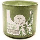 Craft Troy Soya Mumu Seramik Kapta / Biberiye & Çay Ağacı Yağlı - Yeşil - 1 Adet