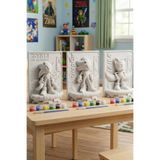 Craft3D Atölye Sonic-Shadow-Tails 15 cm Figürler Taş Biblolar Çocuk Boyama Etkinliği Boyama Seti(3'lü Set)