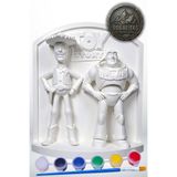 Craft3D Atölye Toy Story Oyuncak Hikayesi Buzz ve Woody 15 cm Taş Eğitici Oyuncak Boyama Seti