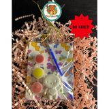 Craftboxtr Hello Kitty Taş Boyama Seti 10 Adet Renkli Boya ve Fırça ile Çocuklar İçin Eğlenceli Aktivite - Beyaz