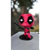 Craftel Funko Pop Marvel Deadpool Figür 10 cm Koleksiyonluk Standlı Masaüstü Dekoratif Biblo Oda Dekoru