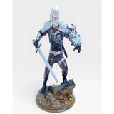 Craftel The Witcher Geralt Of Rivia 15 cm Figür - Ak Kurt Canavar Avcısı Masaüstü Heykeli