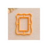 Craftelle Dekoratif Nostaljik Çerçeve Kesici Kalıp | Nişan, Düğün Hediyeliği, Seramik ve Polimer Kil Hamur 6x8 cm